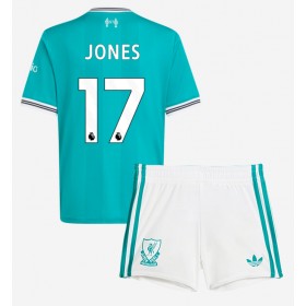 Liverpool Curtis Jones #17 Tredje Kläder Barn 2025-26 Kortärmad (+ Korta byxor)